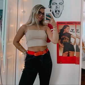 Forever 21 Tops - Nude cropped tank top Forever 21 Tops - Nude cropped tank top